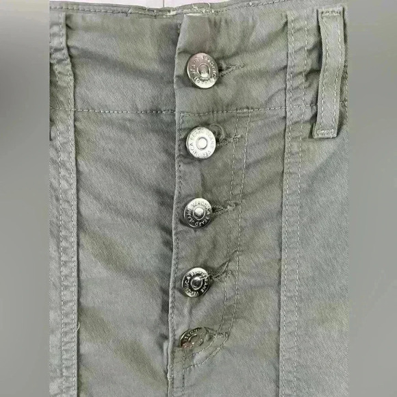 Veronica Beard Arya Cargo Pants Women’s Size 27/4 Light Sage Green Button Fly - Picture 13 of 17